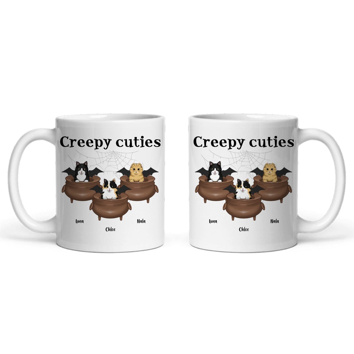 Gruselig Süße Katzen Halloween Keramiktasse