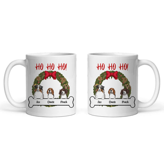 Hunde Weihnacht Keramiktasse