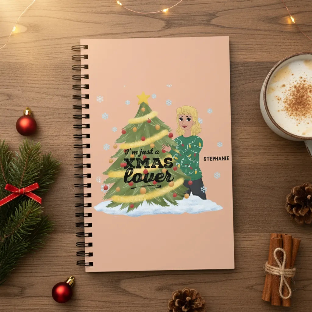 Christmas lover Spiralnotizbuch
