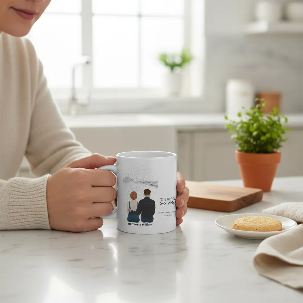 Die Nacht, in der wir uns trafen Keramiktasse