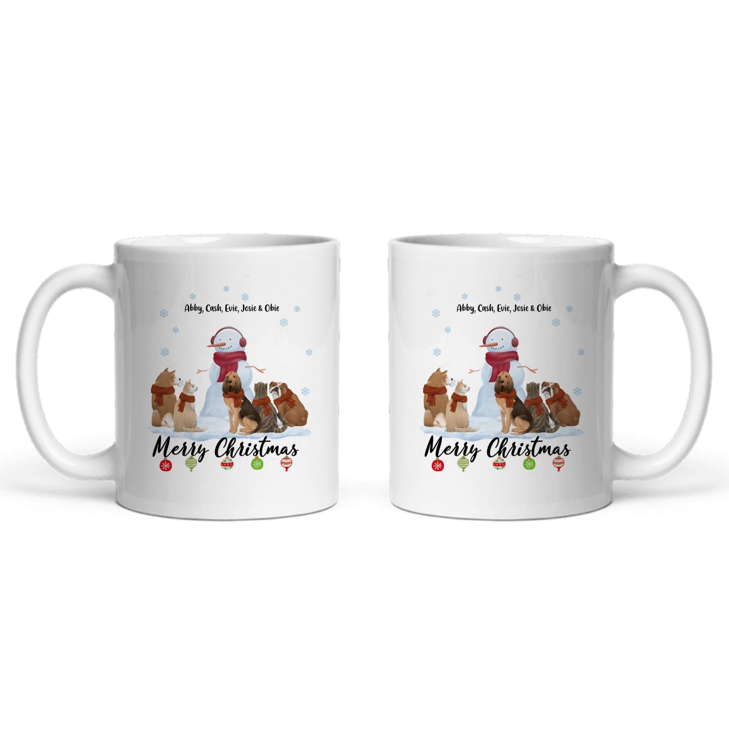 Frohe Haustier Weihnachten Keramiktasse