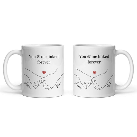 Du & Ich für immer verbunden Keramiktasse