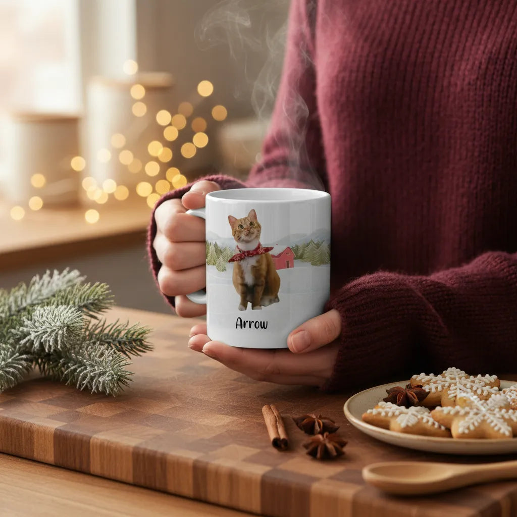 Weihnachten mit meinem Haustier Keramiktasse
