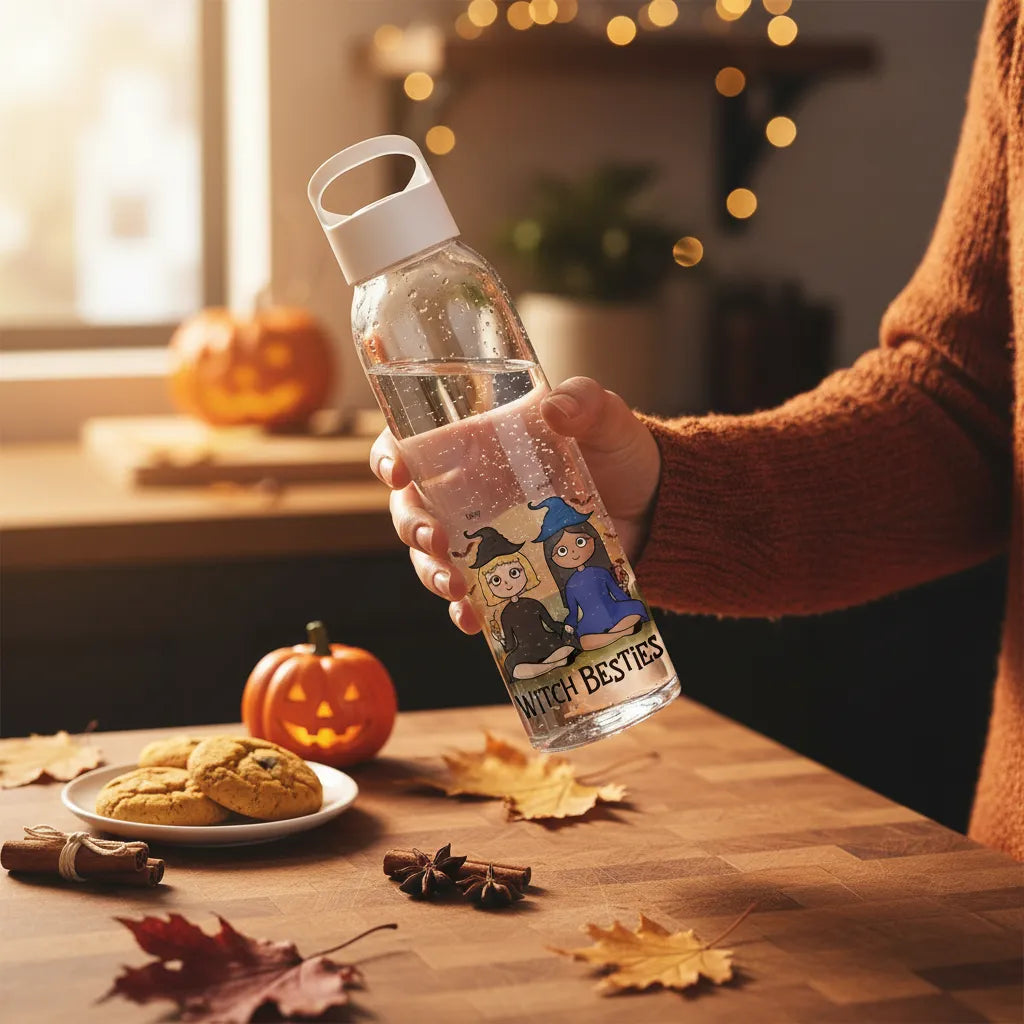 Hexenbesties Halloween Wasserflasche 650 ml