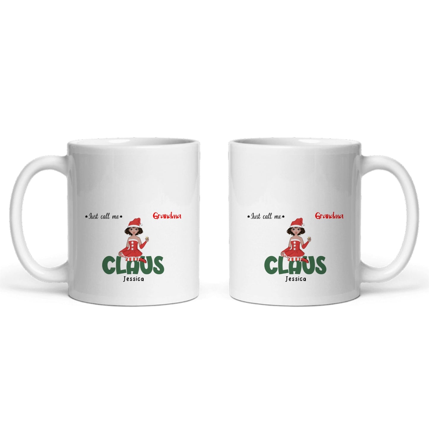 Nenn mich Oma Klaus Weihnacht Keramiktasse
