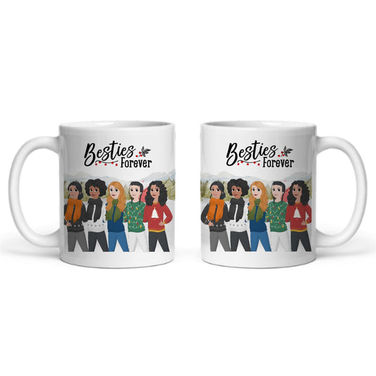 Besties Forever Weihnacht Keramiktasse