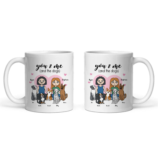 Du, ich und die Hunde Keramiktasse