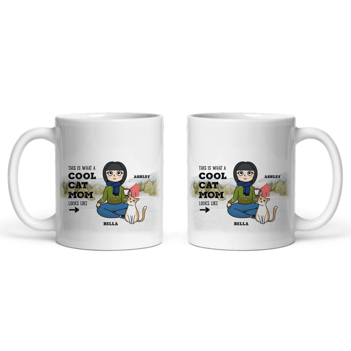 Coole Haustiermama Weihnacht Keramiktasse