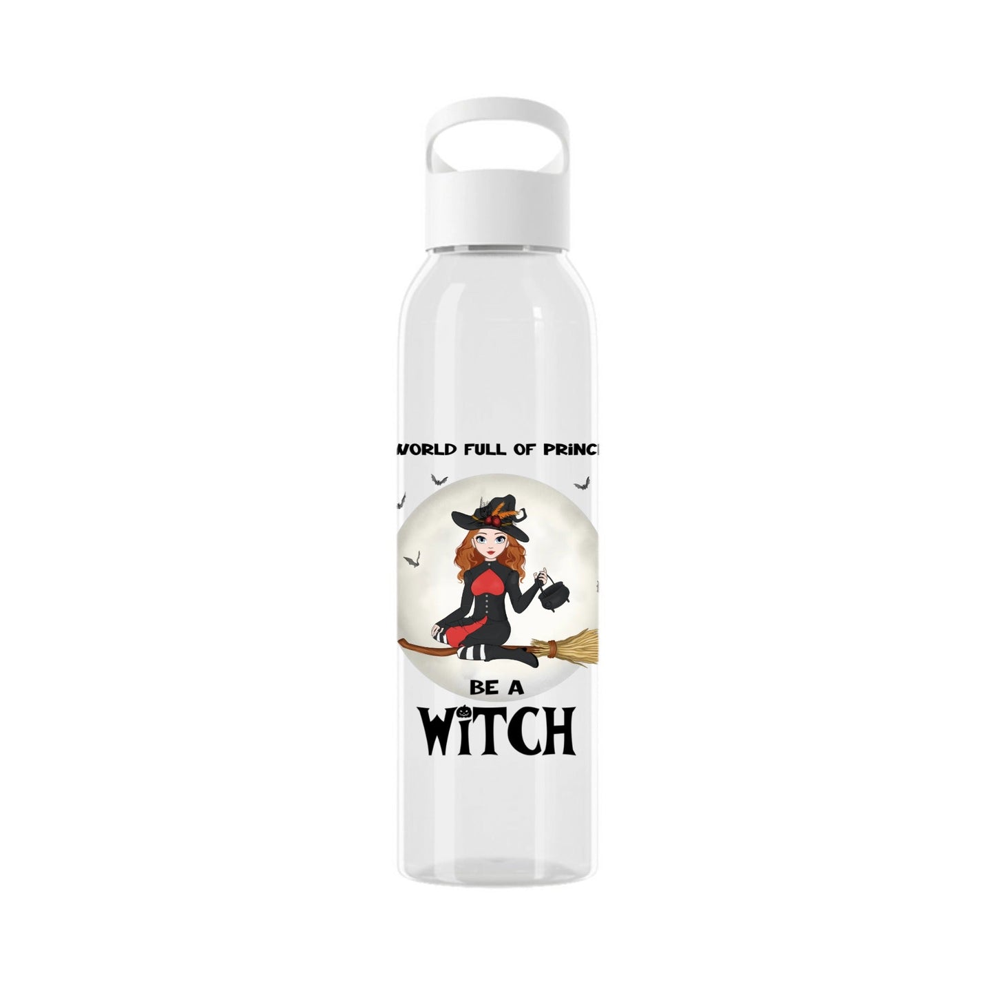 Sei eine Hexe Halloween Wasserflasche 650 ml