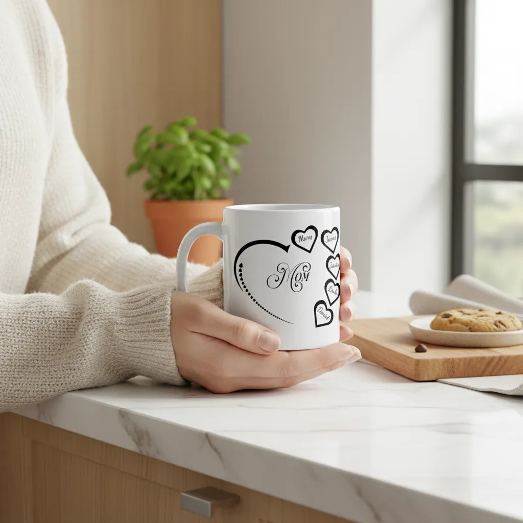 Herz Keramiktasse