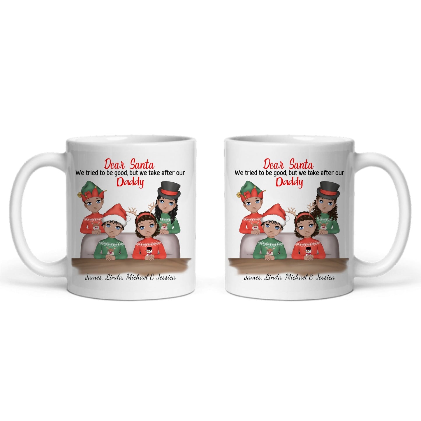 Lieber Weihnachtsmann Keramiktasse