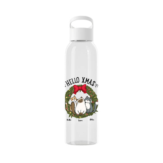 Hallo Xmas Weihnacht Wasserflasche 650 ml