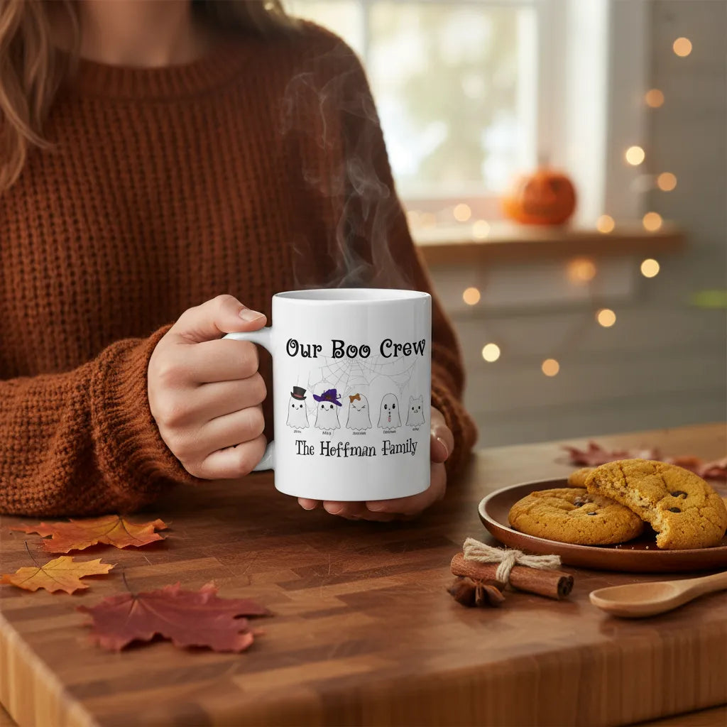 Unsere Boo Crew Halloween Keramiktasse