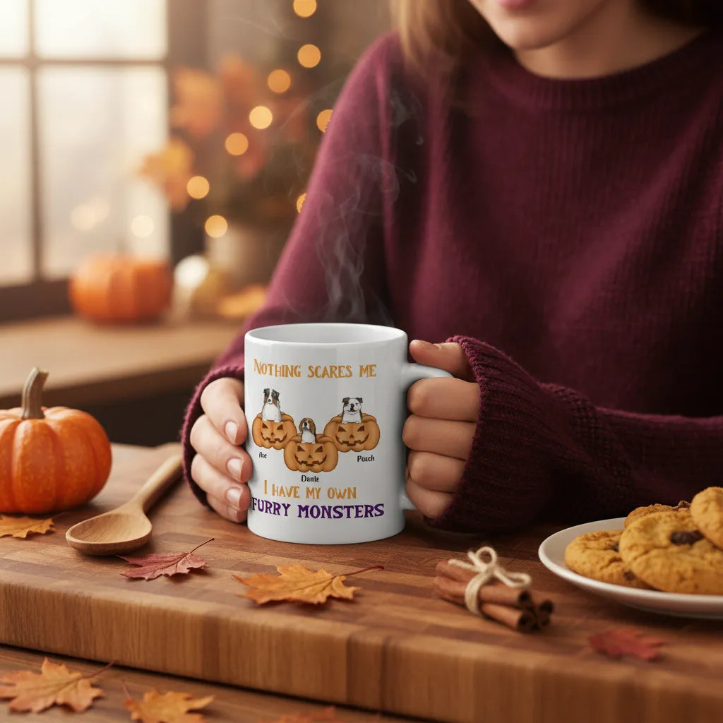 Nichts macht mir Angst, Halloween Keramiktasse
