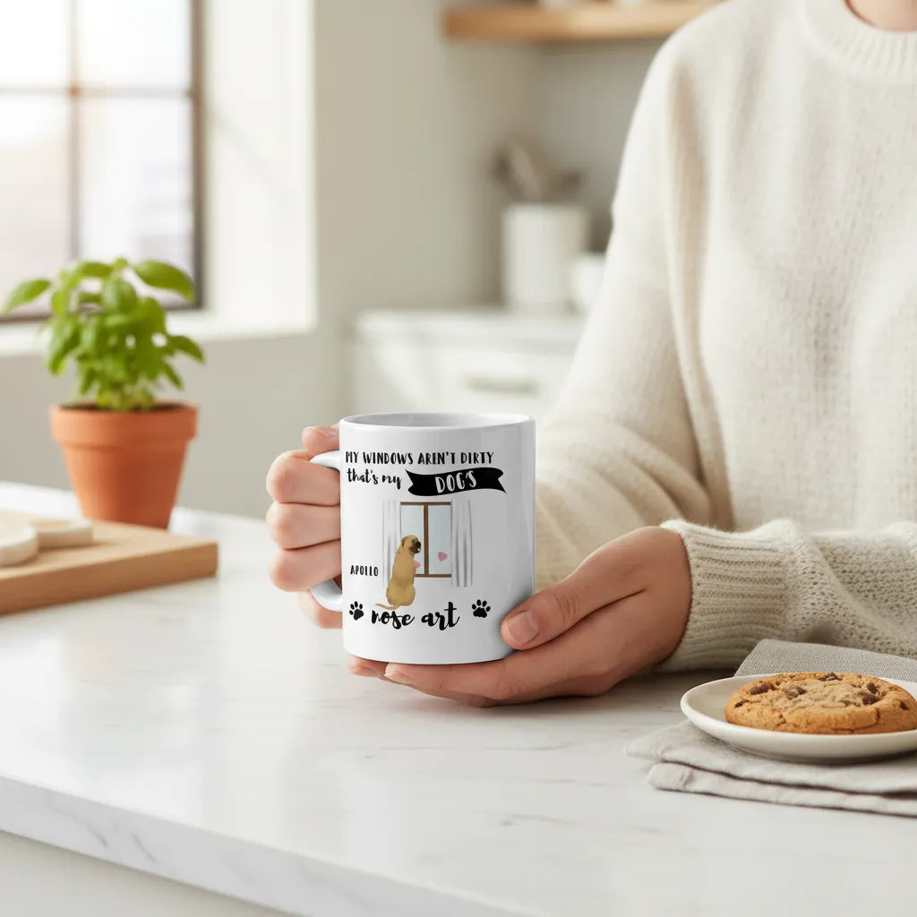 Das ist die Nasenkunst meines Hundes Keramiktasse