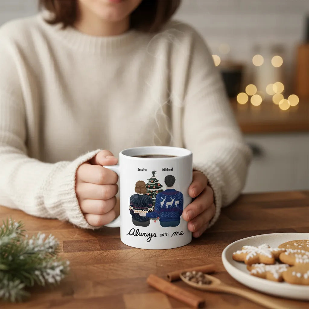 Immer bei mir Weihnacht Keramiktasse