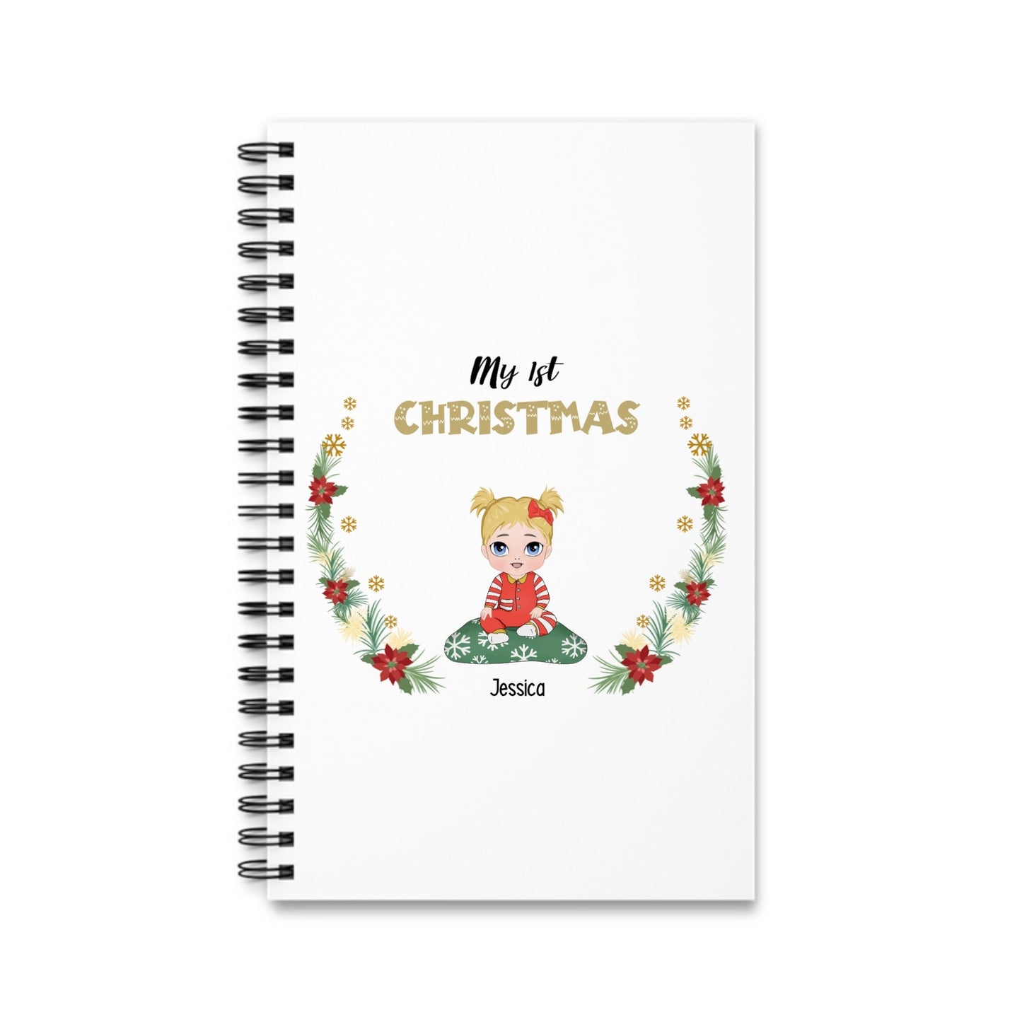 Mein erstes Weihnachten Spiralnotizbuch