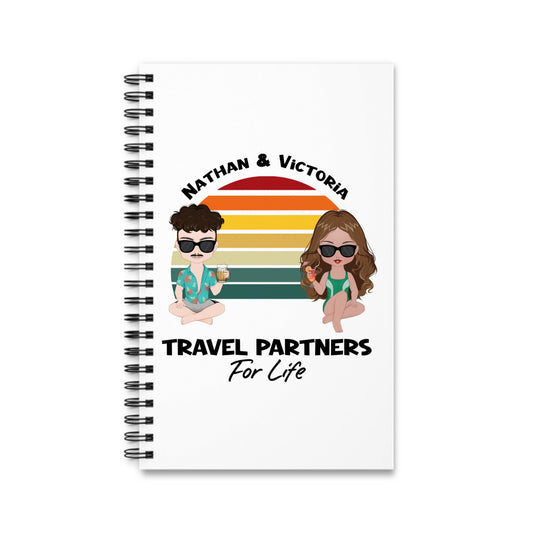 Reisepartner fürs Leben Spiralnotizbuch