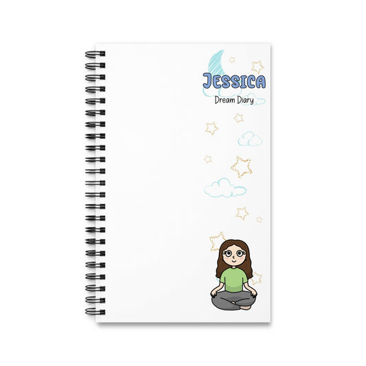 Personalisierter Name Spiralnotizbuch