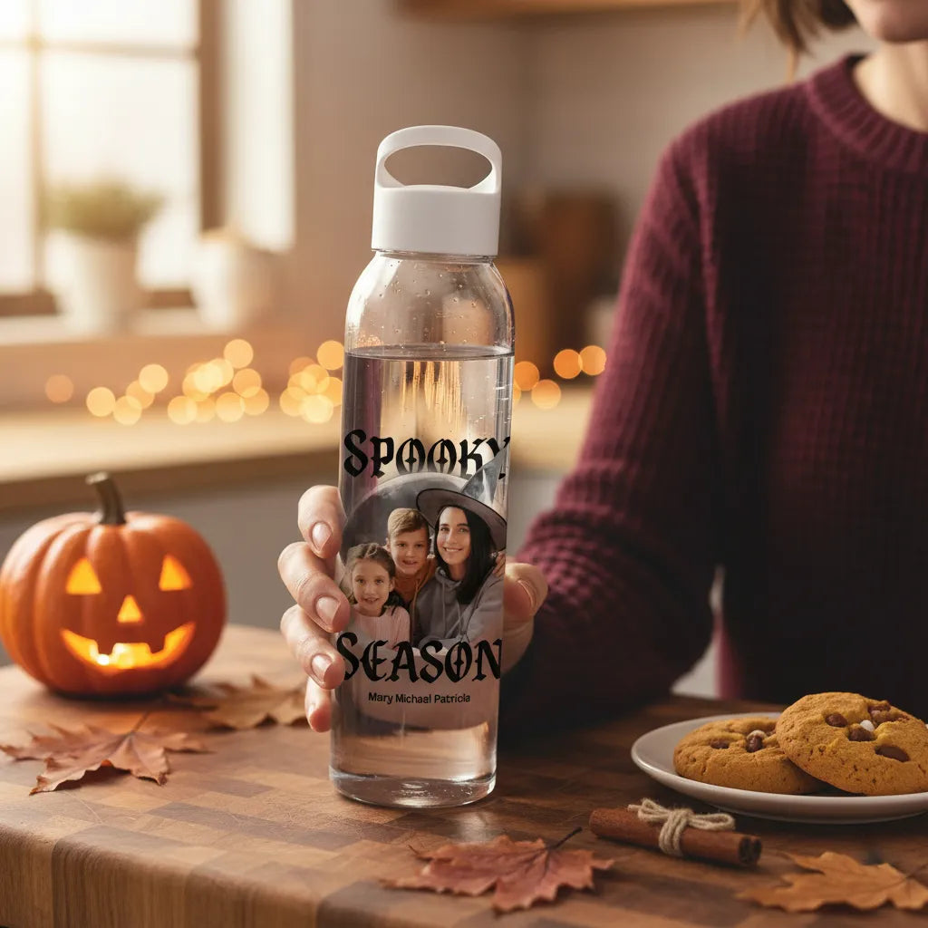 Gruselige Jahreszeit Halloween Wasserflasche 650 ml