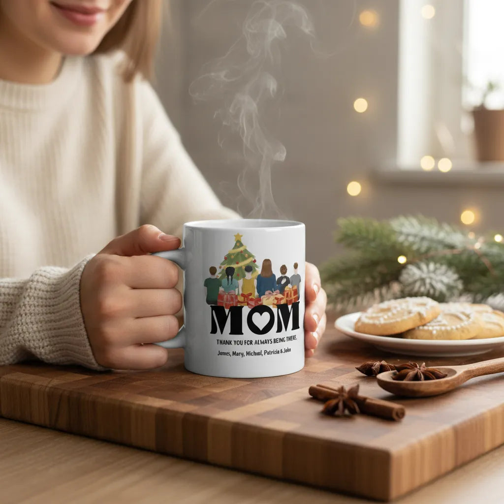 Mama, danke dass du immer da bist Weihnacht Keramiktasse