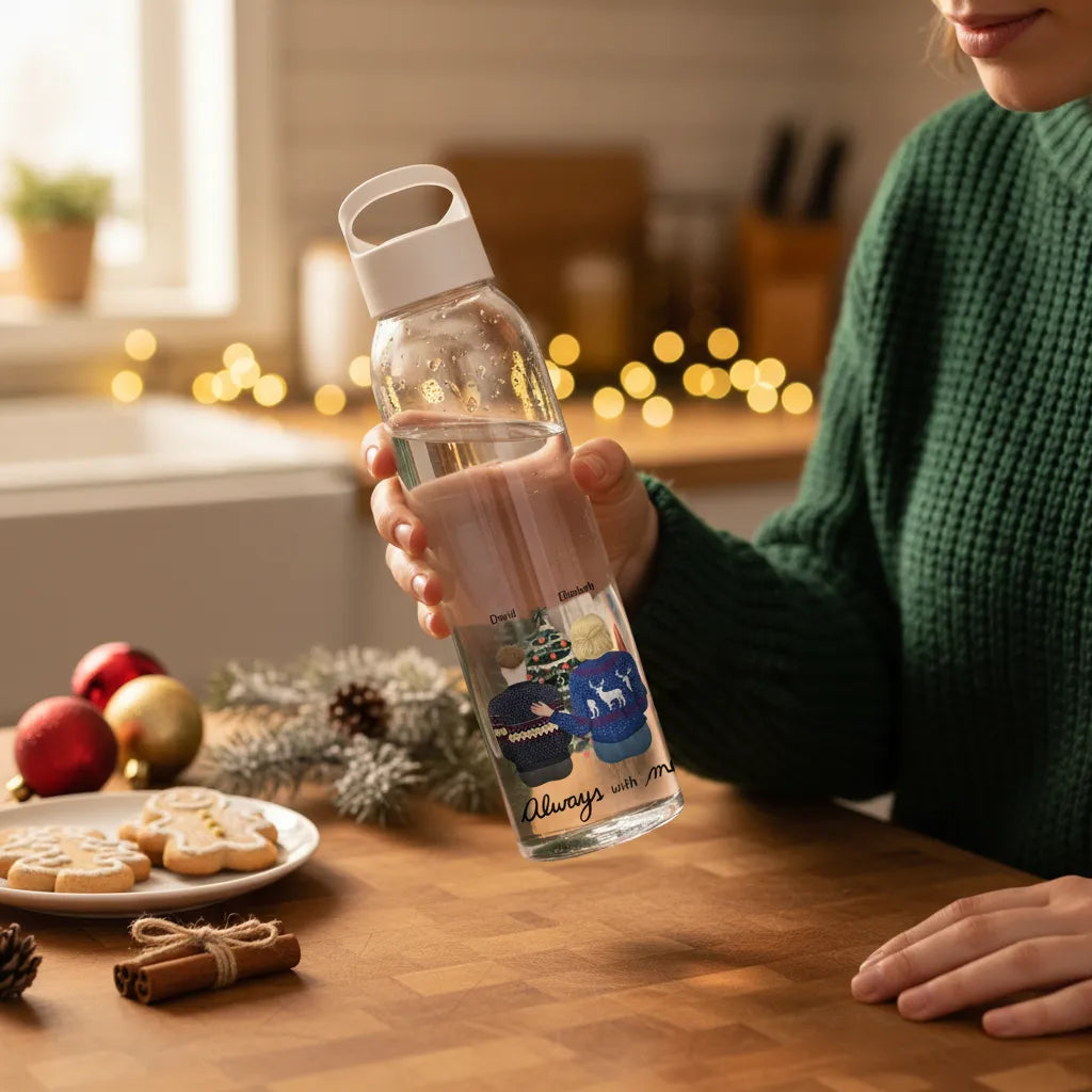 Immer bei mir Weihnacht Wasserflasche 650ml