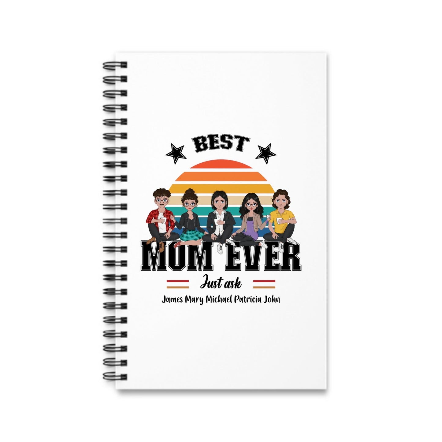 Beste Mama aller Zeiten Spiralnotizbuch