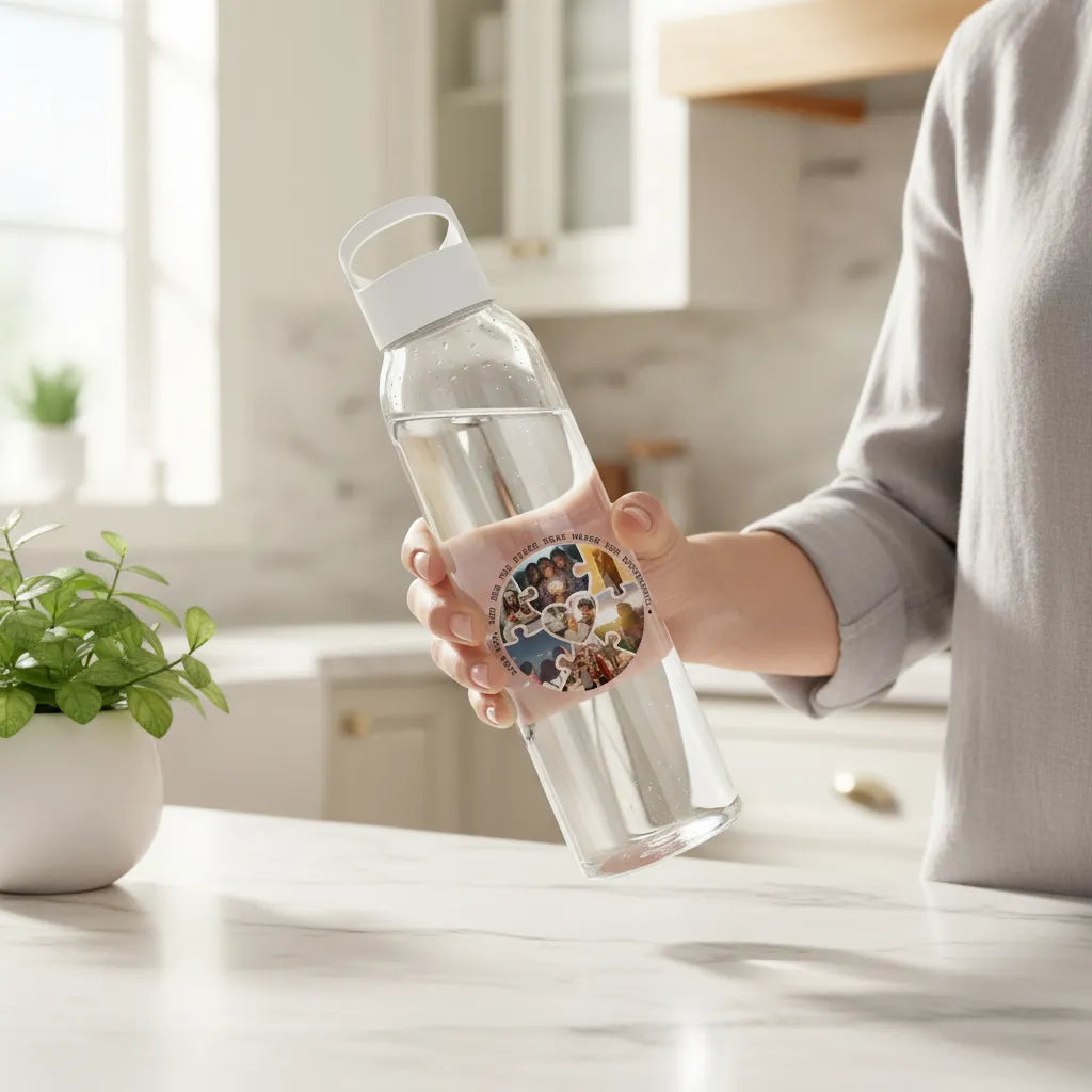 Muttertags Bild Upload Wasserflasche 650 ml