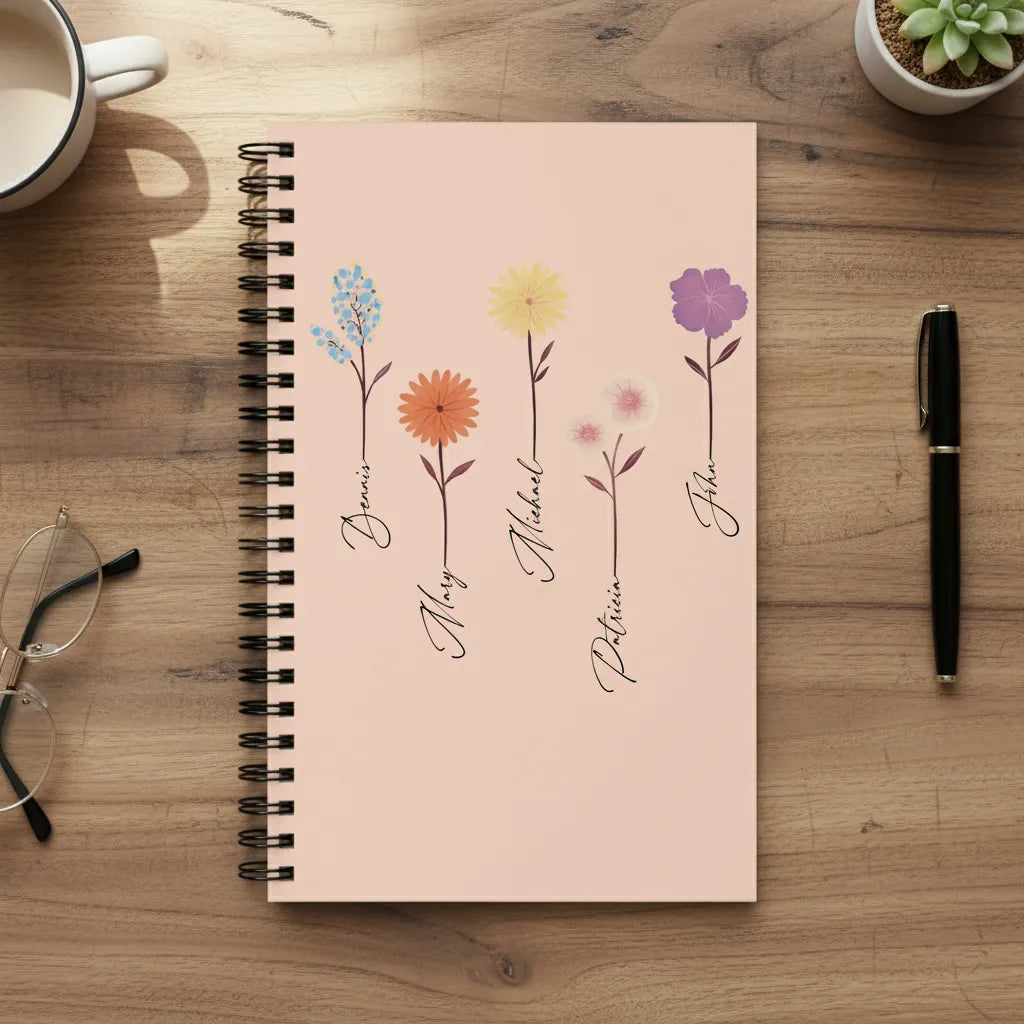 Unser Garten Spiralnotizbuch