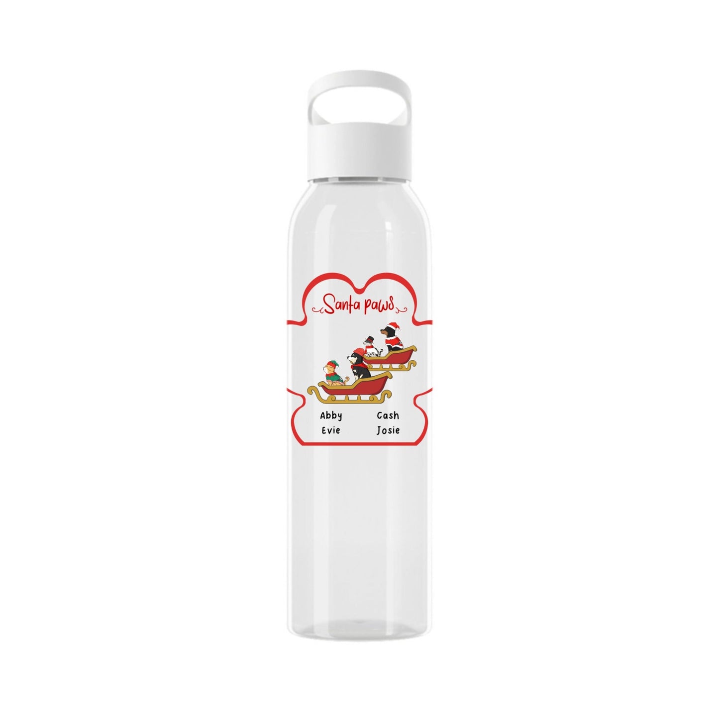 Weihnachtspfoten Wasserflasche 650 ml