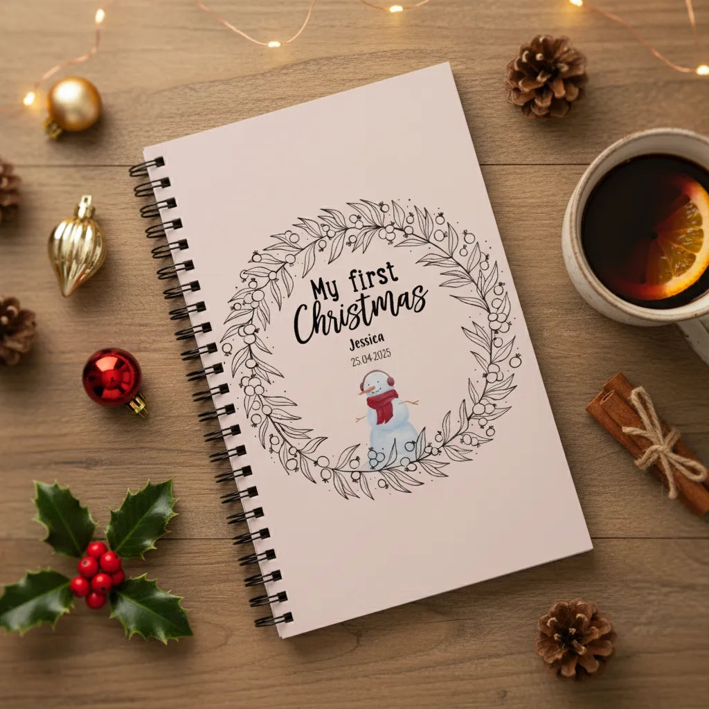 Mein erstes Weihnachten Spiralnotizbuch