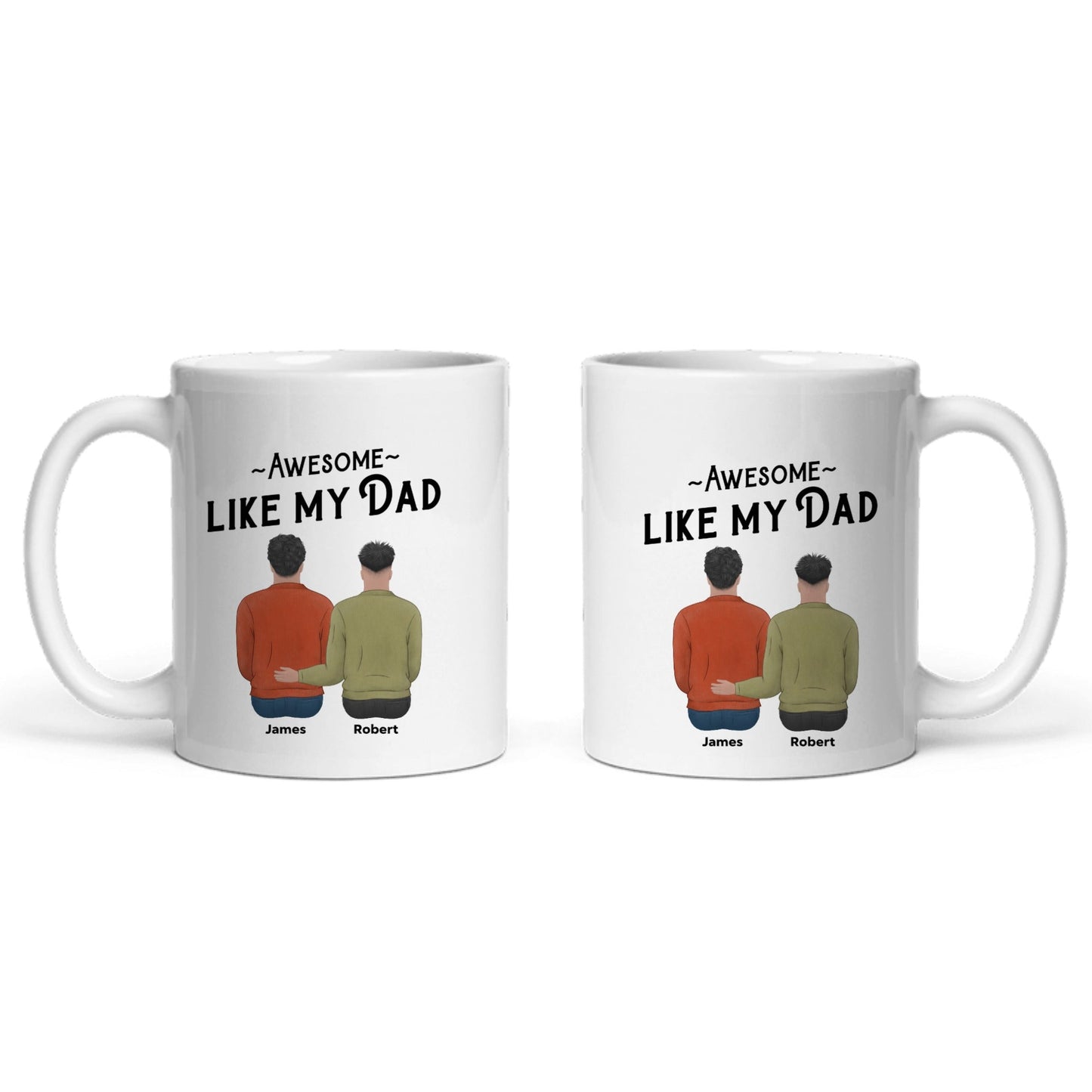 Genial wie mein Papa Weihnacht Keramiktasse