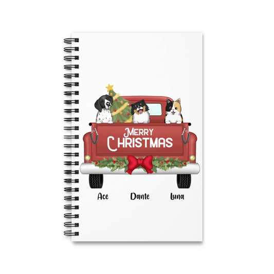 Frohe Weihnachten Spiralnotizbuch