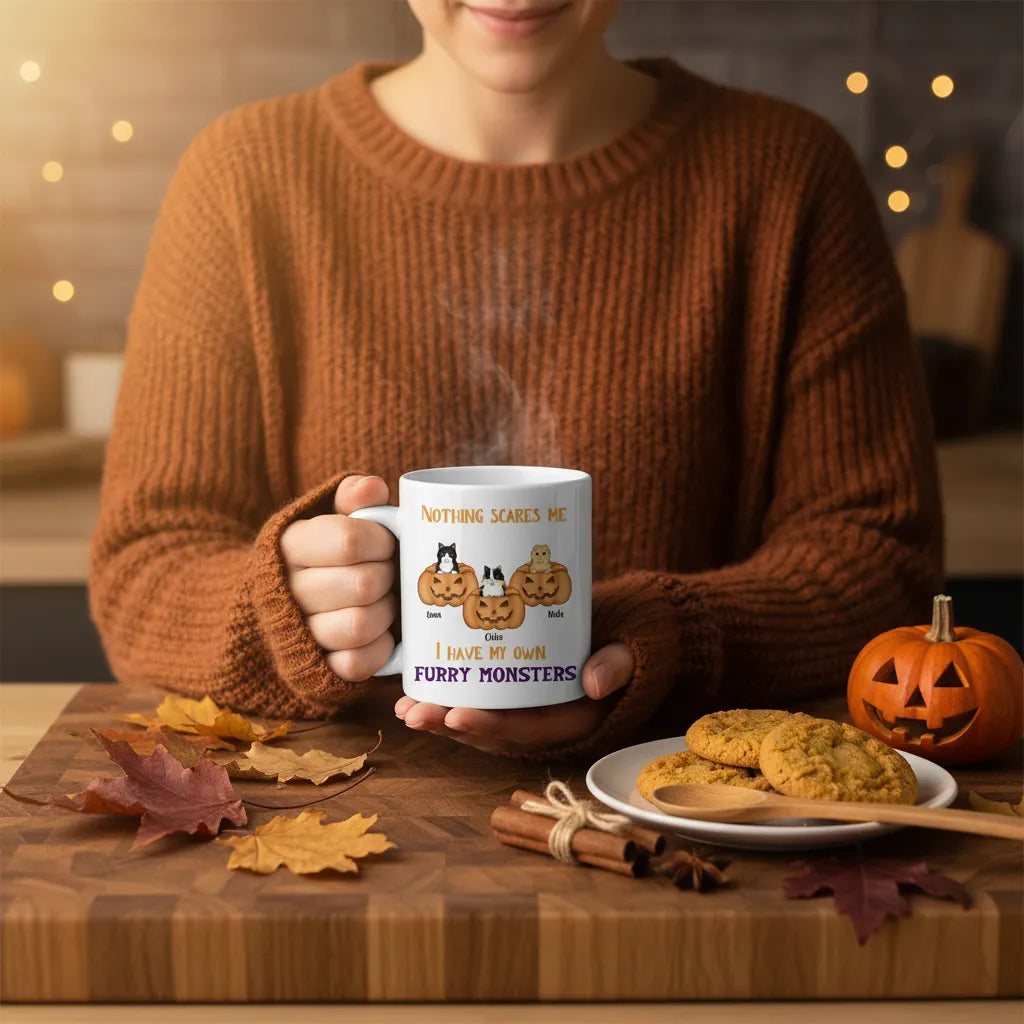 Nichts macht mir Angst, Halloween Keramiktasse