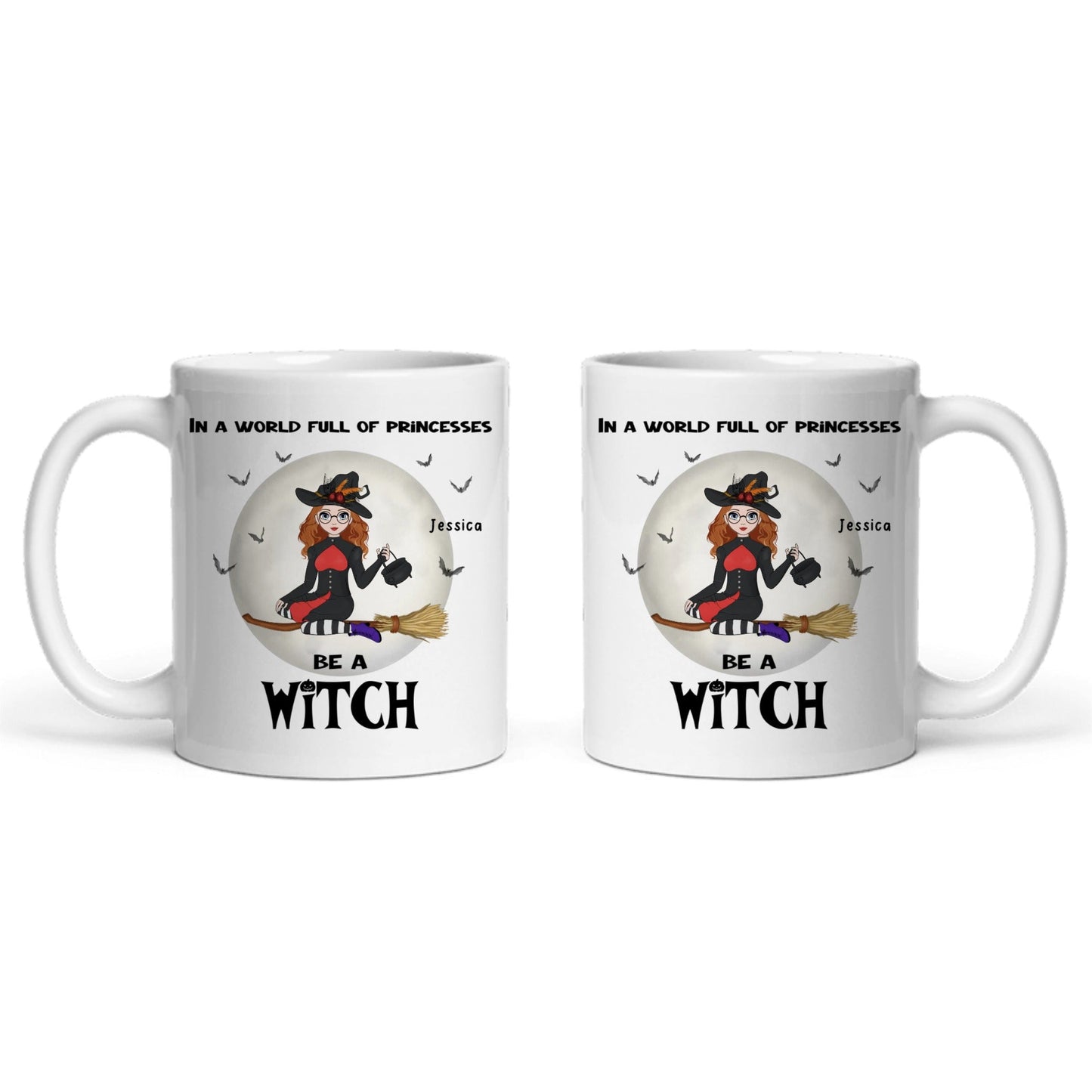 Sei eine Hexe Halloween Keramiktasse