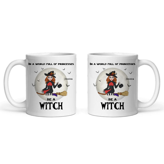 Sei eine Hexe Halloween Keramiktasse