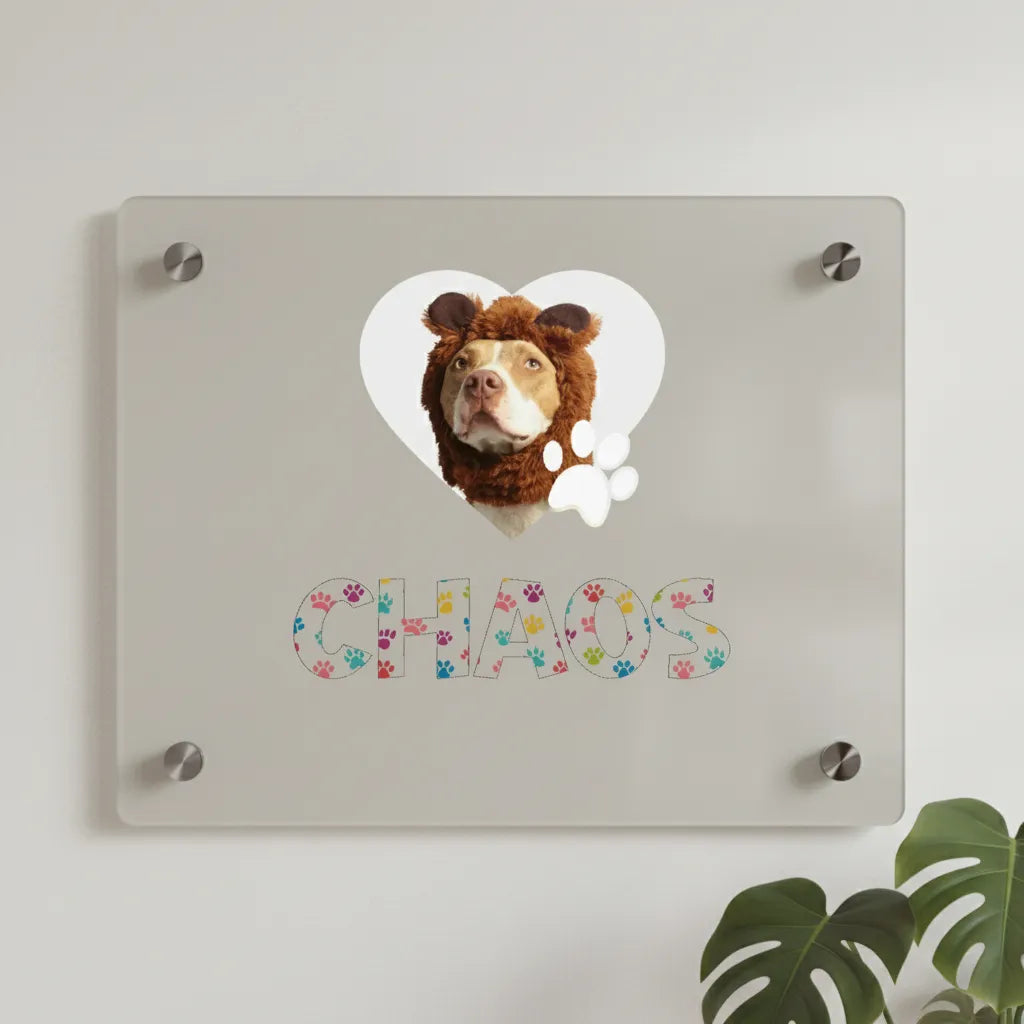 Pet Photo Acrylic Wall Art Panel