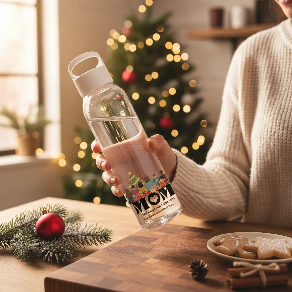 Mama, danke dass du immer da bist Weihnacht Wasserflasche 650 ml