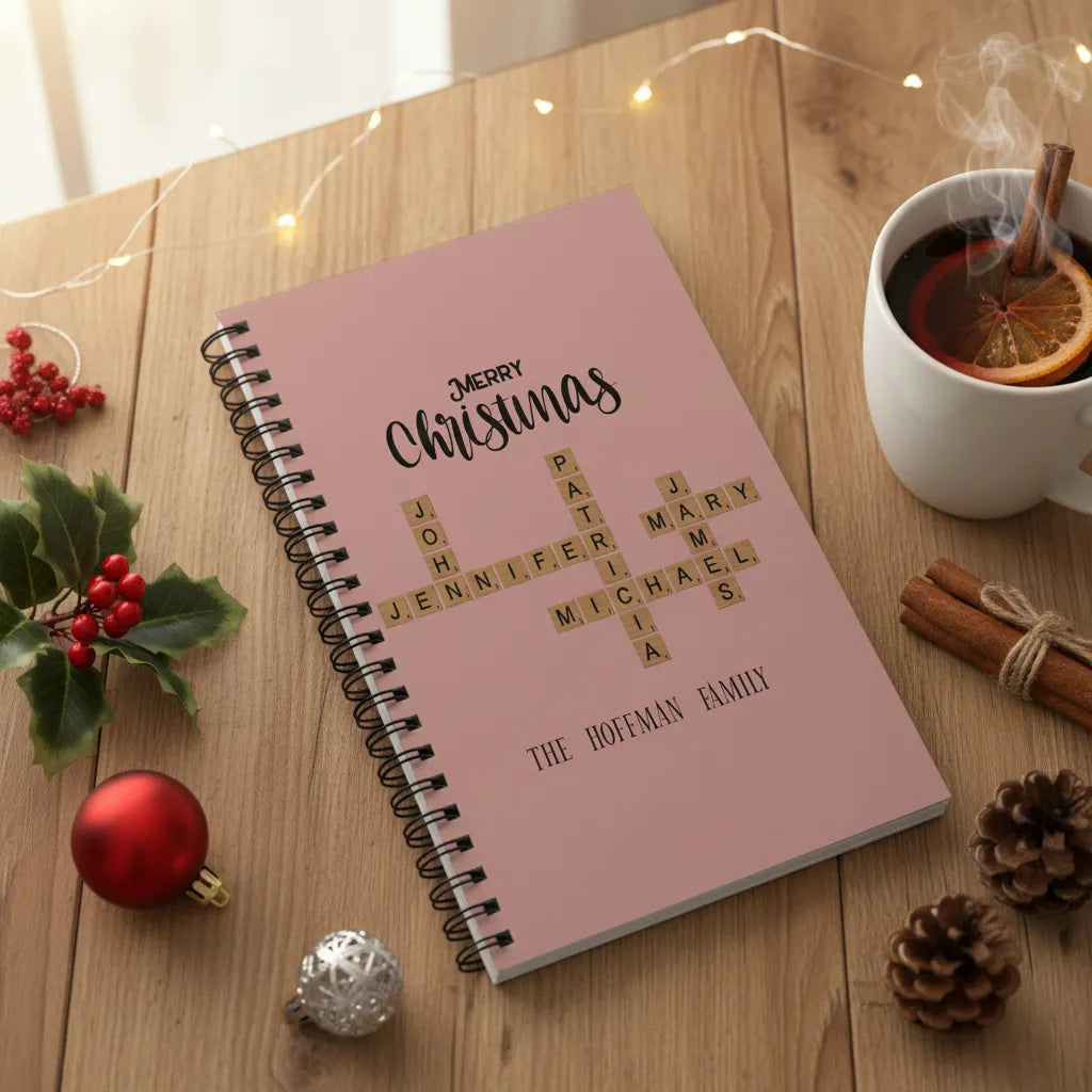 Frohe Weihnachten Spiralnotizbuch