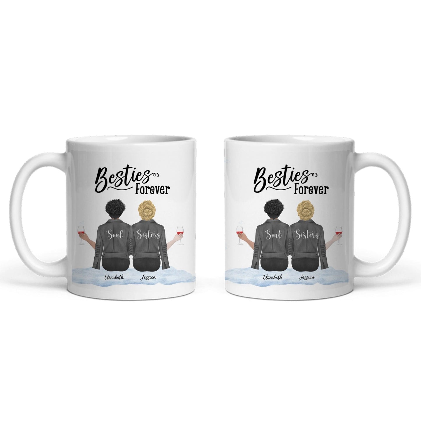 Besties Forever Weihnacht Keramiktasse