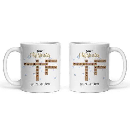 Frohe Weihnachten Kreuzworträtsel Keramiktasse