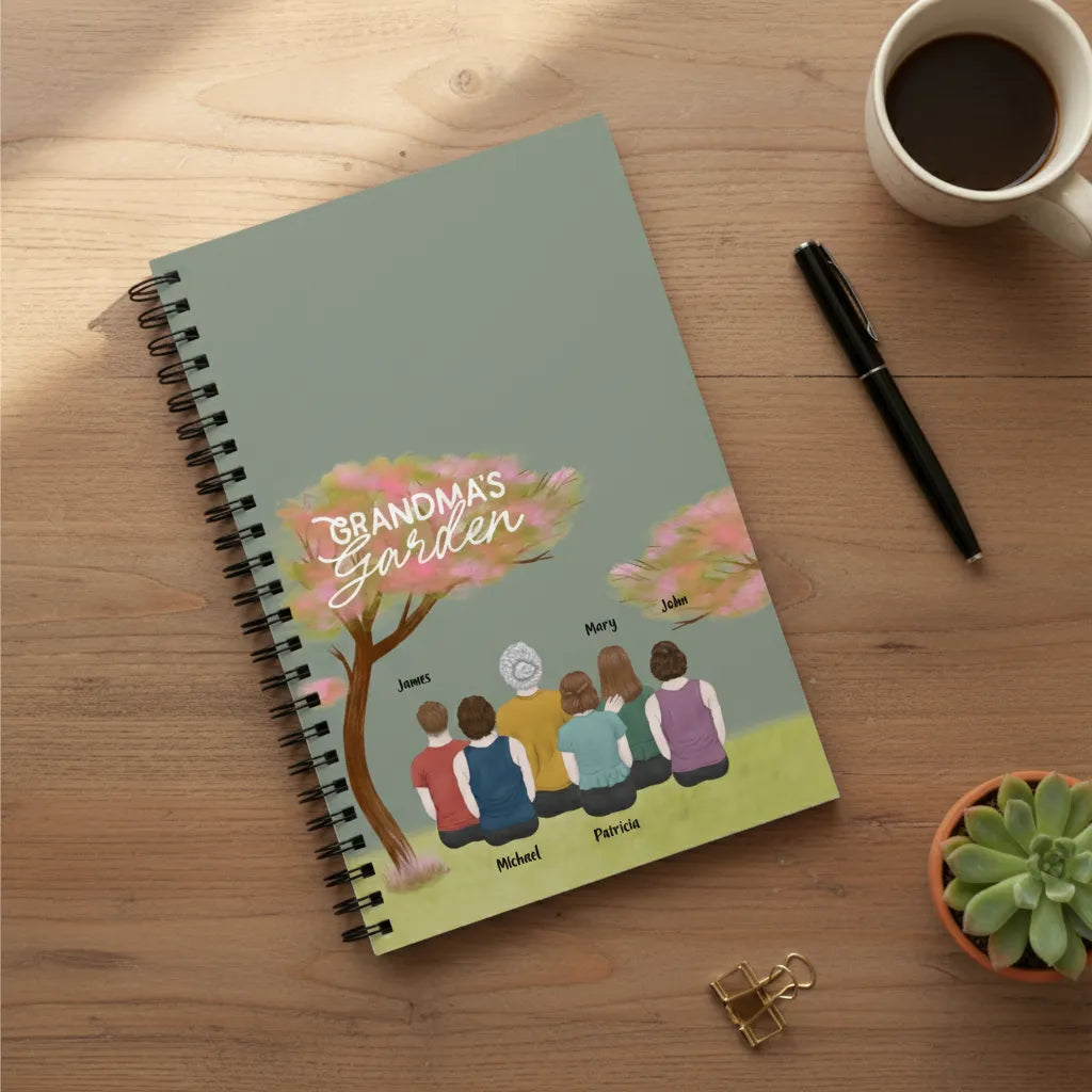 Omas Garten Spiralnotizbuch
