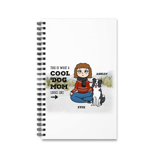 Coole Haustiermama Weihnacht Spiralenotizbuch