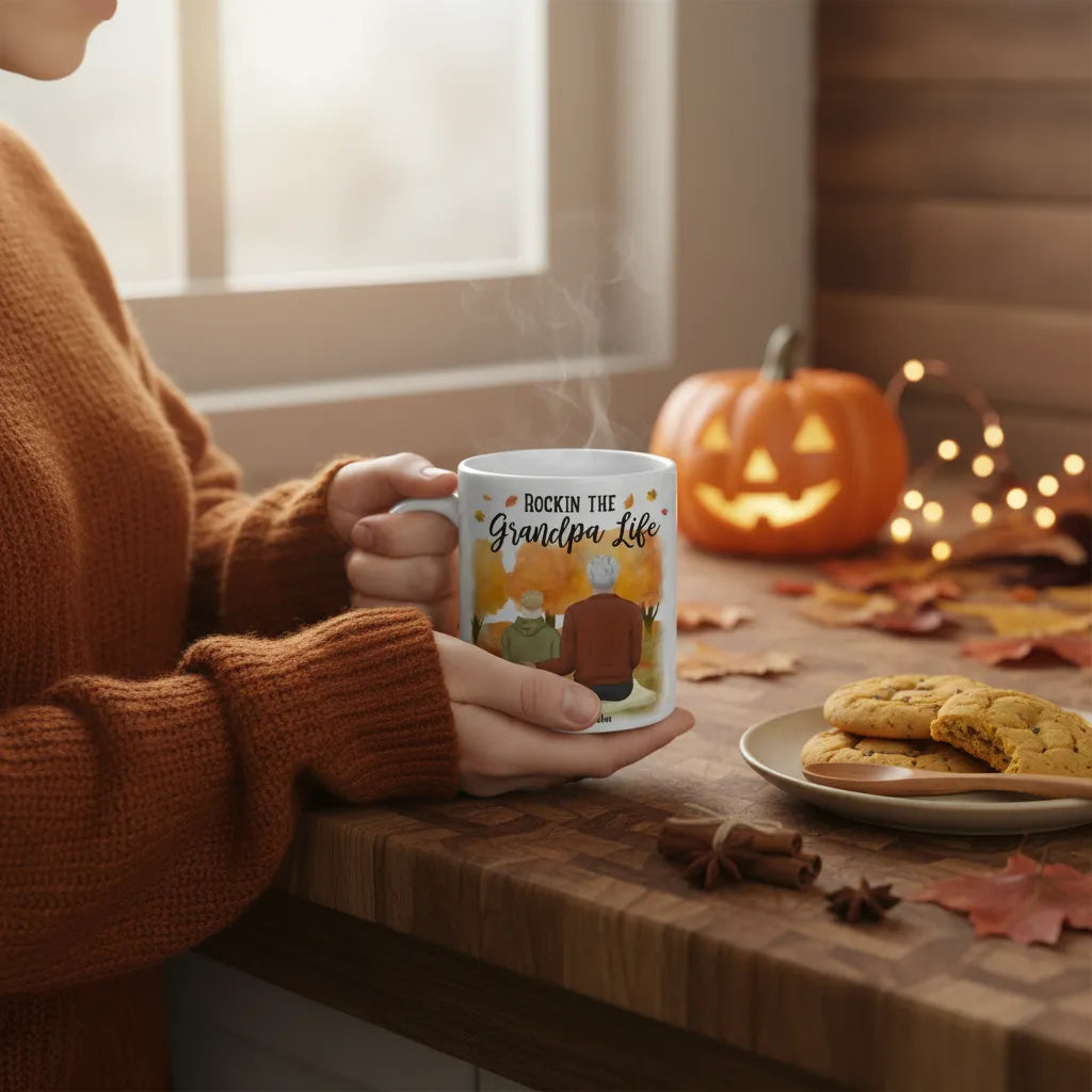 Das Großeltern leben rockt Keramiktasse