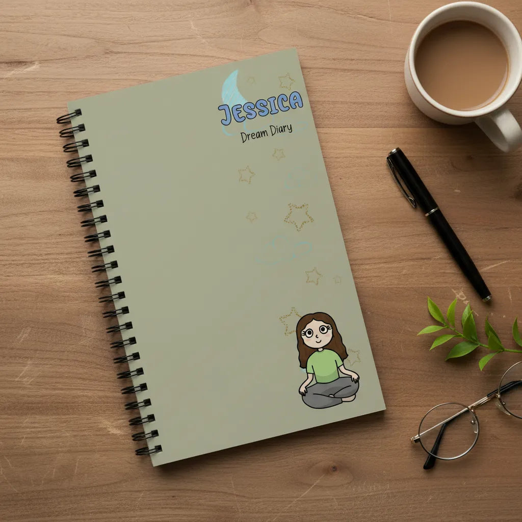 Personalisierter Name Spiralnotizbuch