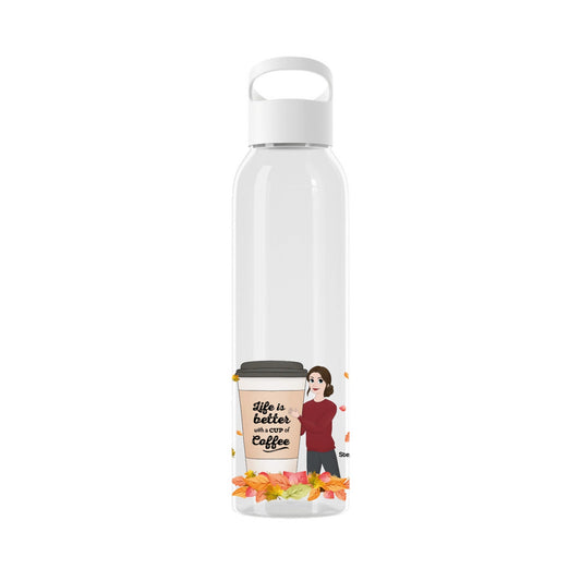 Das Leben ist besser mit einem Getränk Wasserflasche 650 ml