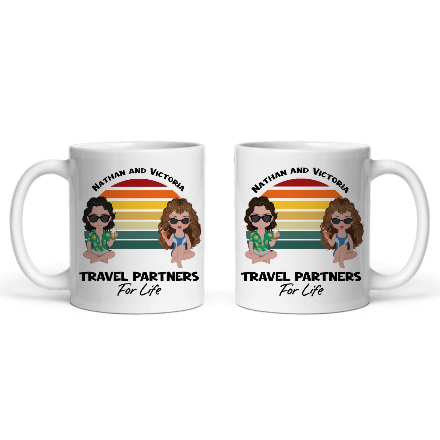 Reisepartner fürs Leben Keramiktasse