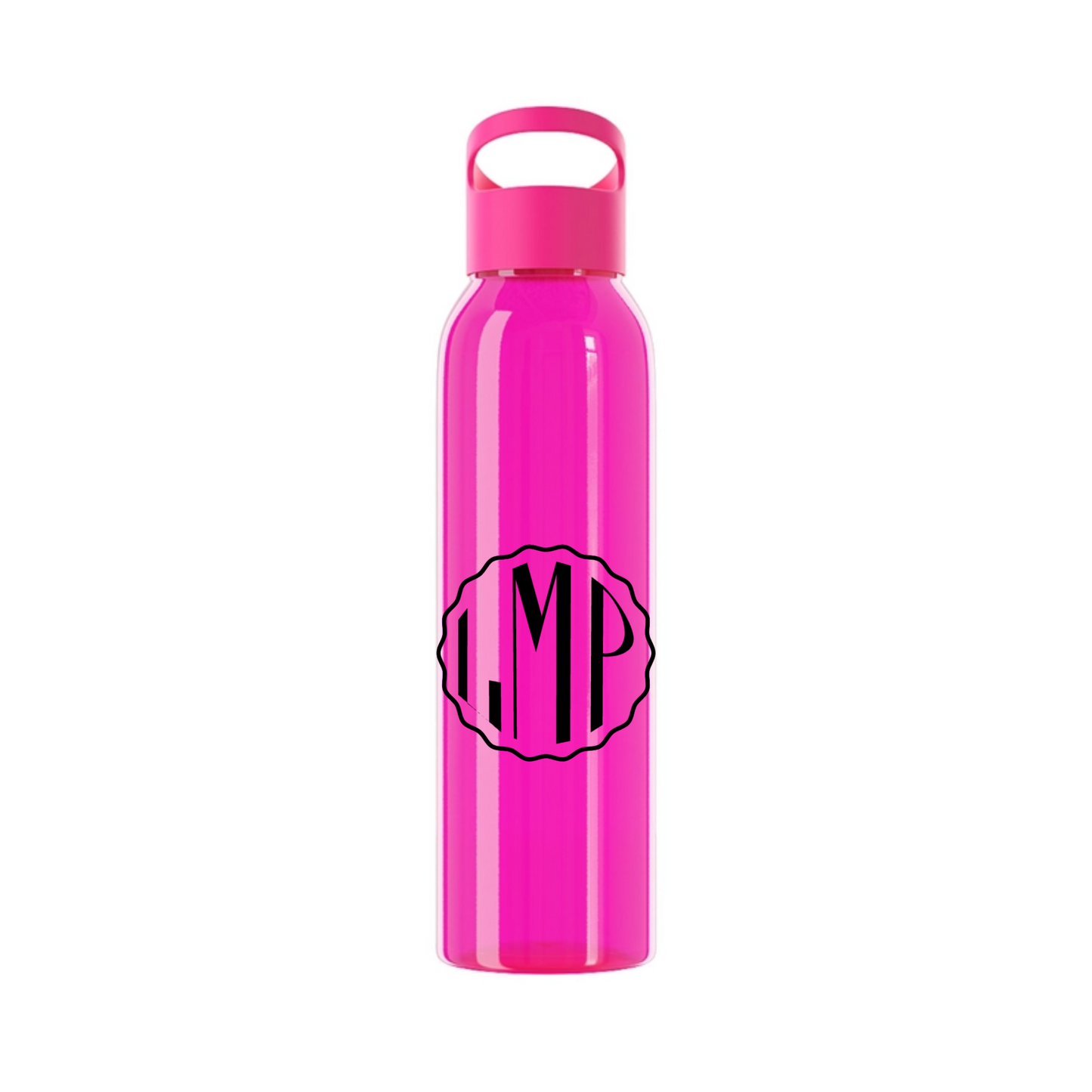 Kreisförmigem Monogramm Wasserflasche 650 ml