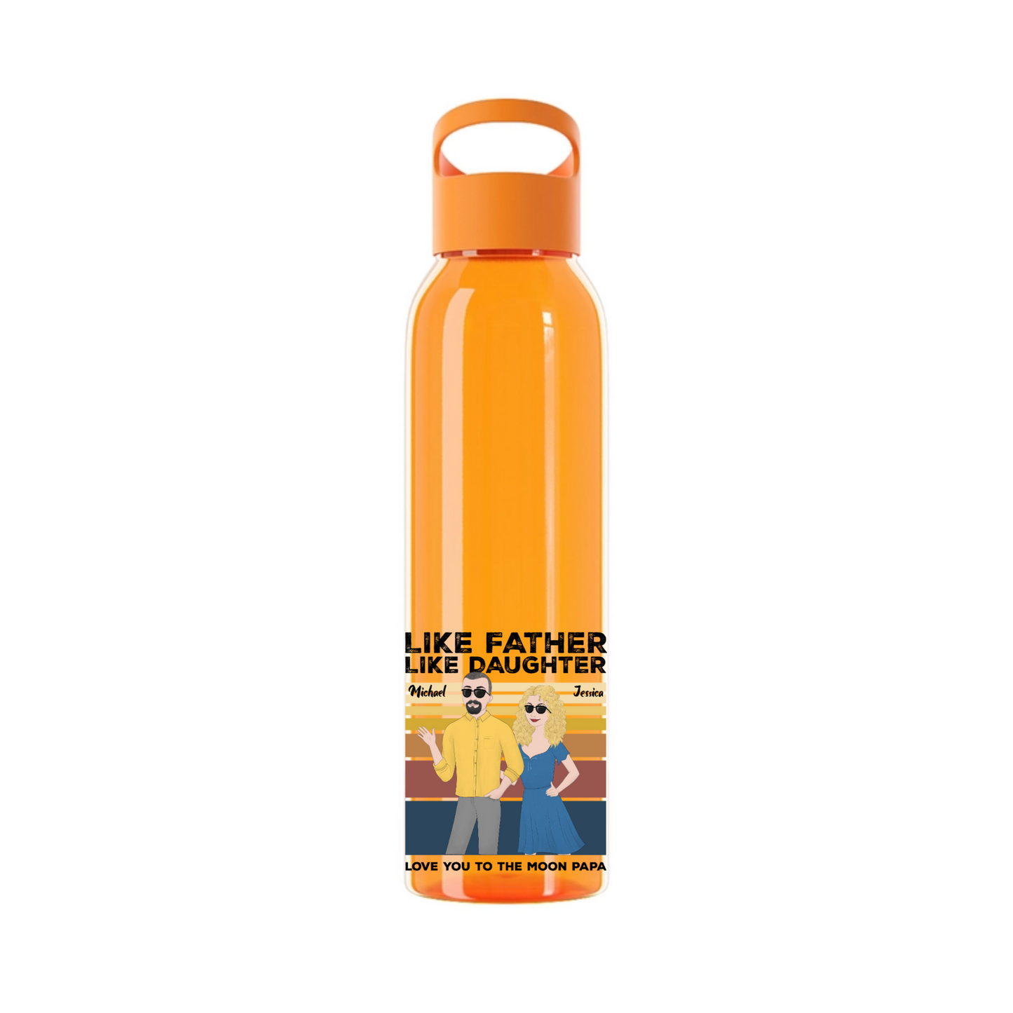 Like Father Like Daughter Water Bottle 650ml