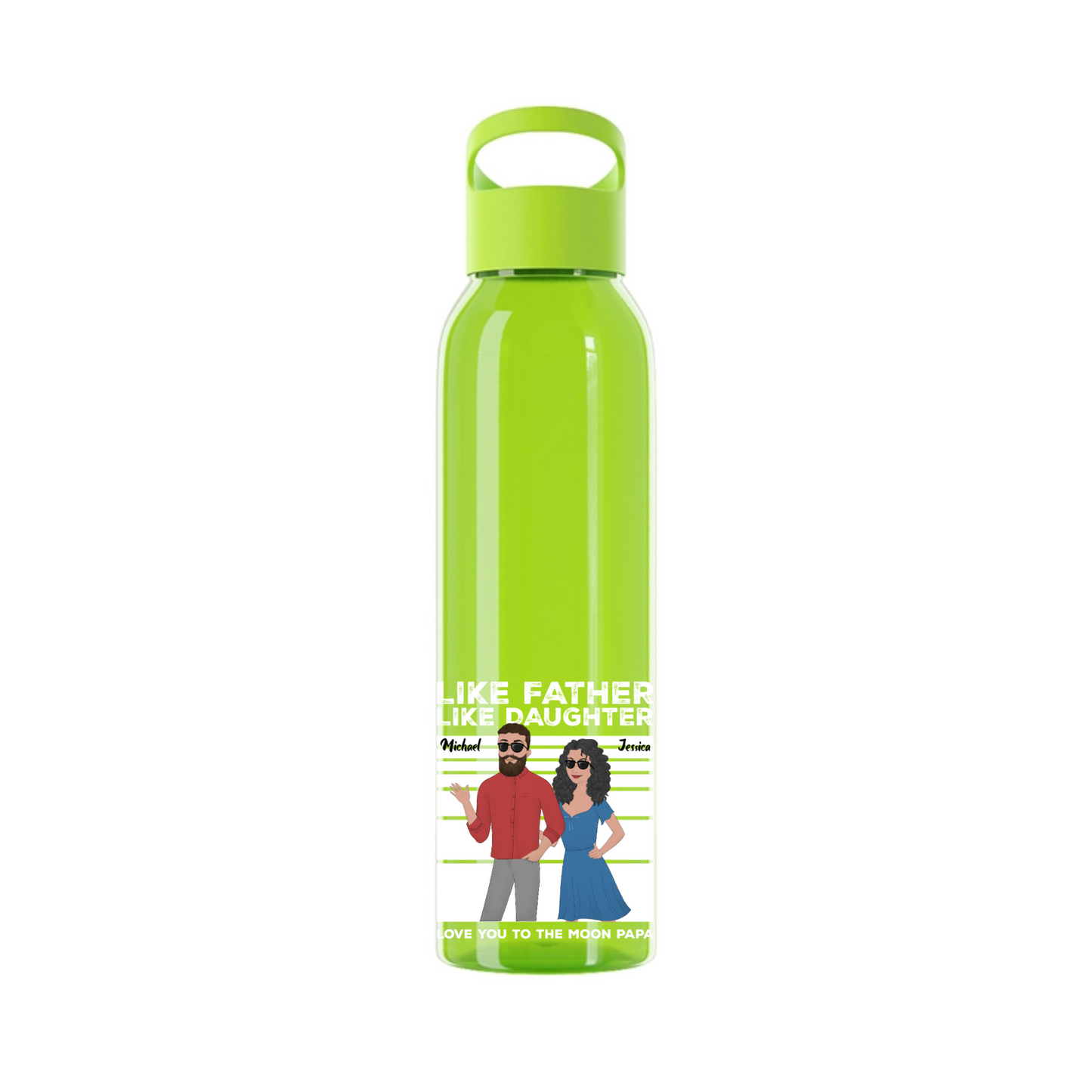Like Father Like Daughter Water Bottle 650ml